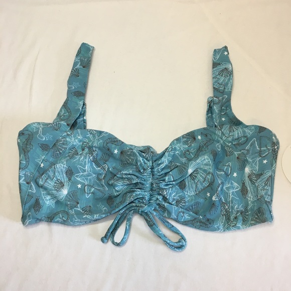 NWT Jenna Sea Casabo Bikini Top in Sea Life, XS - Picture 5 of 10